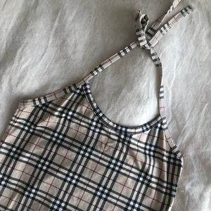 Vintage Burberry Halter top